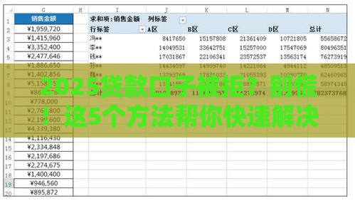 2025贷款口子被拒?别慌!这5个方法帮你快速解决难题 2025贷款口子被拒?别慌!这5个方法帮你快速解决难题