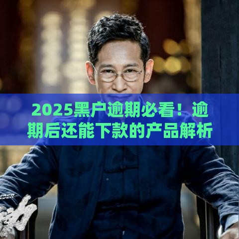 2025黑户逾期必看！逾期后还能下款的产品解析，这几个渠道真的能行？
