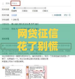 网贷征信花了别慌！3招修复攻略+避坑指南，轻松搞定贷款难题