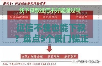征信不佳也能下款？盘点5个低门槛正规借款渠道