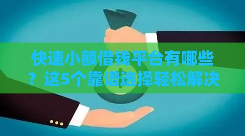 快速小额借钱平台有哪些？这5个靠谱选择轻松解决资金难题