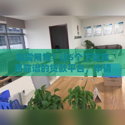 急需用钱？这5个下款容易靠谱的贷款平台，申请快还不踩雷！