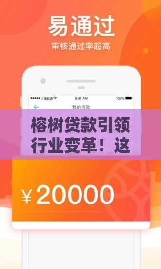 榕树贷款引领行业变革！这3大优势让借款人直呼省心