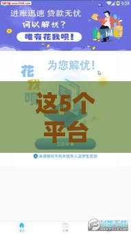 这5个平台放款快、门槛低，征信花也能过？
