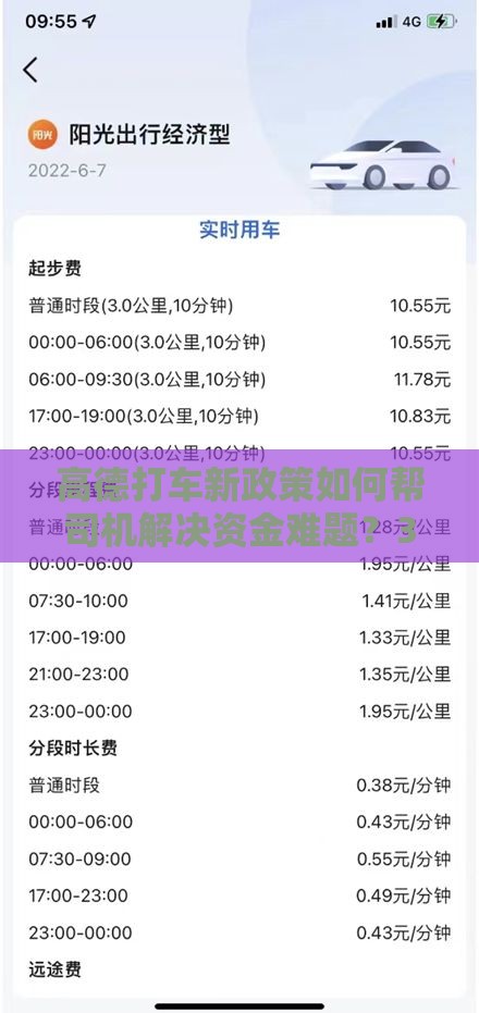 高德打车新政策如何帮司机解决资金难题？3分钟看懂贷款优惠