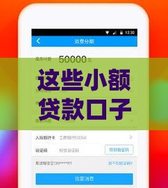 这些小额贷款口子好下款，审批快门槛低