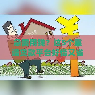 急需用钱？这5个靠谱贷款平台好借又省心！