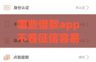 哪些借款app不看征信容易通过？