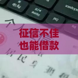 征信不佳也能借款？5个低门槛渠道实测分享