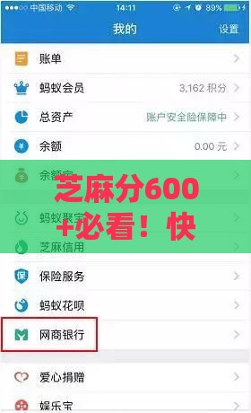 芝麻分600+必看！快速下款的口子有哪些？