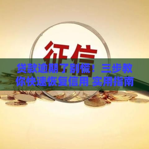 贷款逾期了别慌！三步教你快速恢复信用 实用指南来了