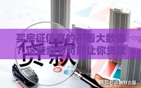 买房征信真的不看大数据？这些细节可能让你贷款被拒！