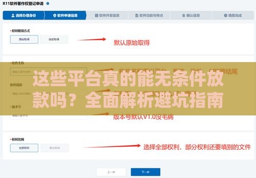 这些平台真的能无条件放款吗？全面解析避坑指南