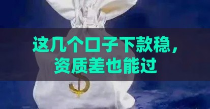 这几个口子下款稳，资质差也能过