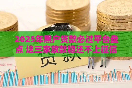 2025年黑户贷款必过平台盘点 这三家放款稳还不上征信