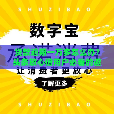 贷款逾期一万多怎么办？头条放心借用户必看的避坑指南