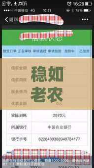 稳如老农的山核桃口子借款靠谱吗？3分钟看懂贷款攻略+避坑技巧