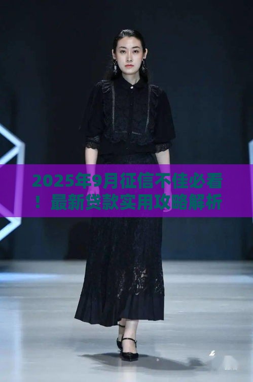 2025年9月征信不佳必看！最新贷款实用攻略解析