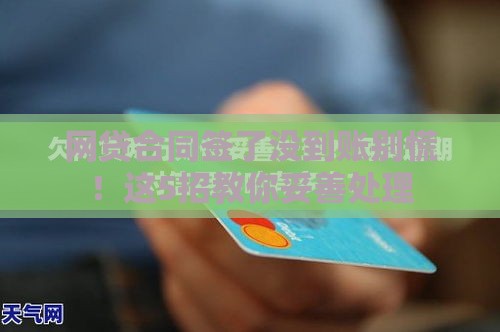 网贷合同签了没到账别慌！这5招教你妥善处理