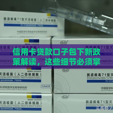 信用卡贷款口子包下新政策解读，这些细节必须掌握！