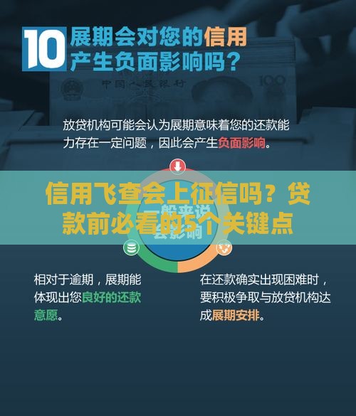 信用飞查会上征信吗？贷款前必看的5个关键点