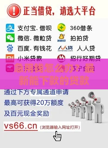 急用钱怎么办？最新能下款的贷款渠道盘点，速看！
