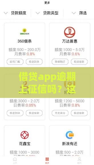 借贷app逾期上征信吗？这5个后果你必须知道！