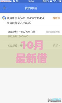 10月最新借款口子有哪些？这5个平台审核快、额度高！