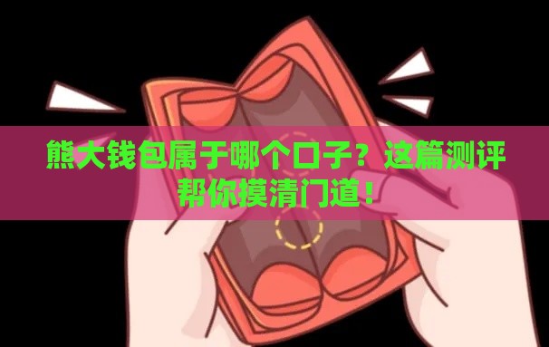 熊大钱包属于哪个口子？这篇测评帮你摸清门道！