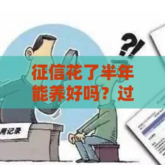 征信花了半年能养好吗？过来人亲测有效，三步教你恢复信用！