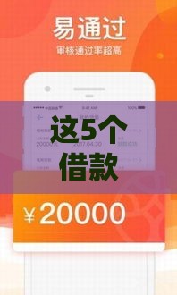 这5个借款平台不看征信也能下款