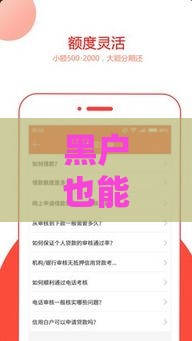 黑户也能申请网贷？这几招帮你解决资金难题