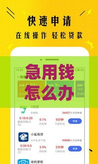 急用钱怎么办？5万额度秒到账的借款渠道推荐