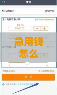 急用钱怎么办？5万额度秒到账的借款渠道推荐