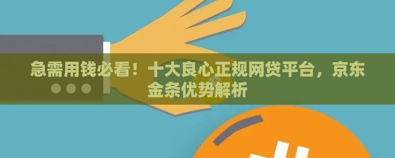 急需用钱必看！十大良心正规网贷平台，京东金条优势解析