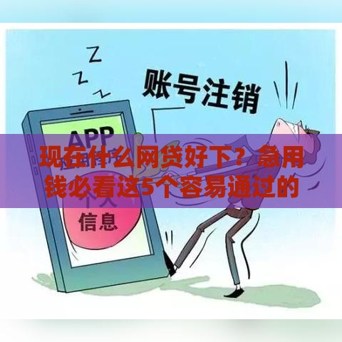 现在什么网贷好下？急用钱必看这5个容易通过的平台