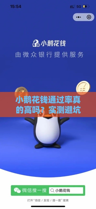 小鹅花钱通过率真的高吗？实测避坑技巧全解析！