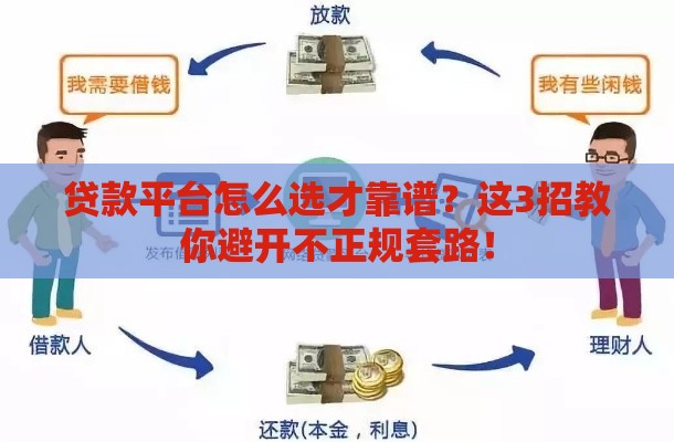 贷款平台怎么选才靠谱？这3招教你避开不正规套路！