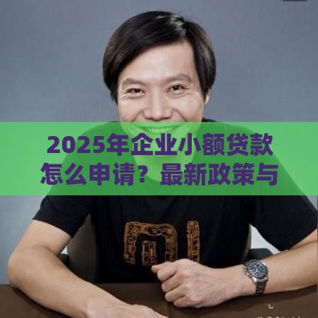 2025年企业小额贷款怎么申请？最新政策与实操指南