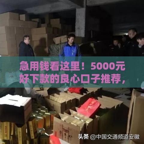 急用钱看这里！5000元好下款的良心口子推荐，审核快门槛低