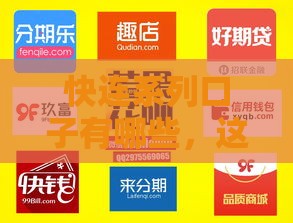 快连系列口子有哪些，这5个平台靠谱吗？
