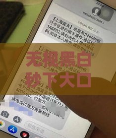 无视黑白秒下大口子，这5个方法让你快速到账