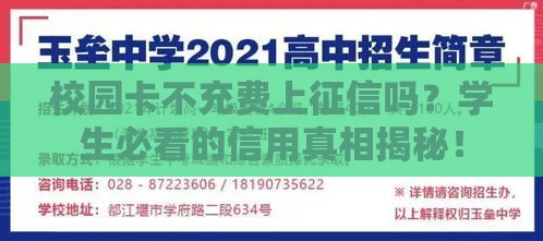 校园卡不充费上征信吗？学生必看的信用真相揭秘！