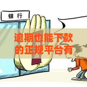 逾期也能下款的正规平台有哪些？这5个渠道亲测有效