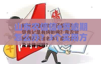 山东农信信e贷逾期怎么办？3个实用方法避免信用受损