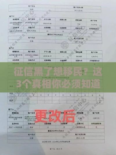征信黑了想移民？这3个真相你必须知道