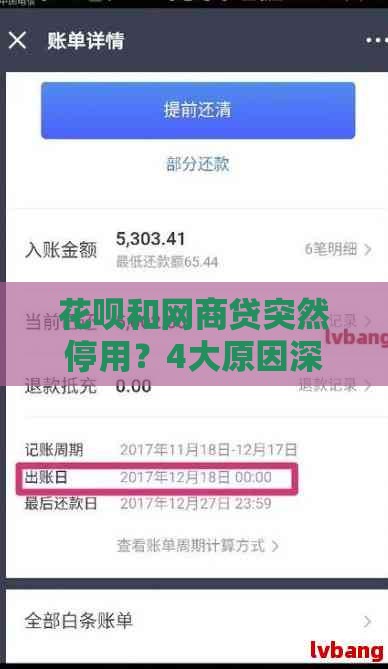 花呗和网商贷突然停用？4大原因深度解析