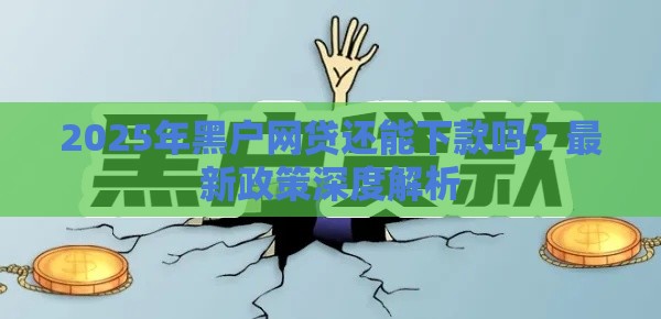 2025年黑户网贷还能下款吗？最新政策深度解析