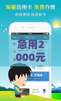 急用2000元网上贷款？这5个平台最容易通过！
