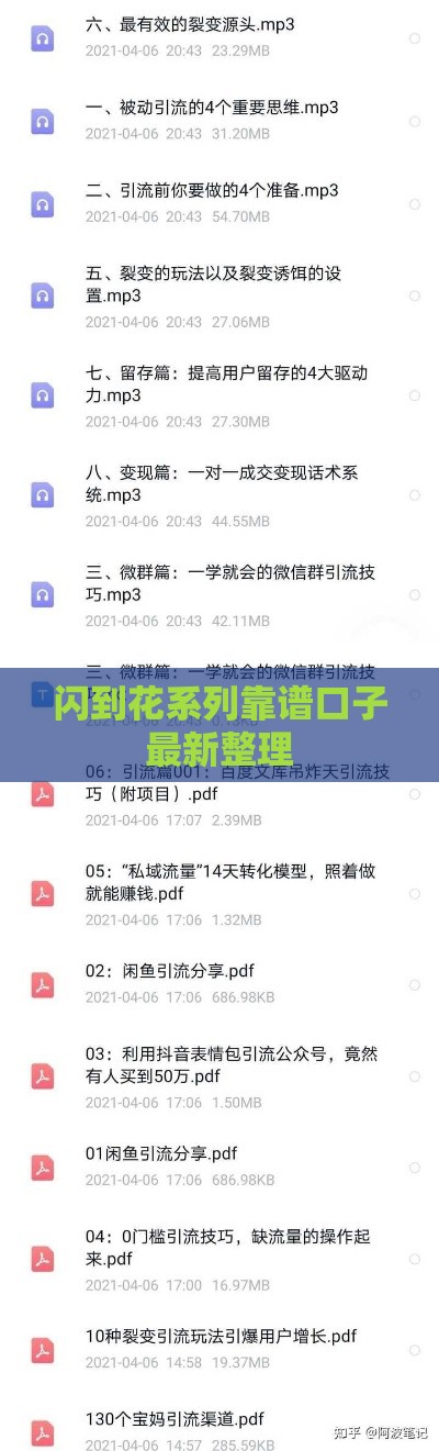 闪到花系列靠谱口子最新整理